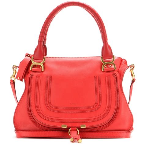 chloe marcie medium rot|chloe marcie medium satchel bag.